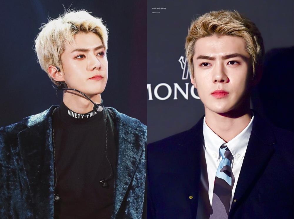 Sering Dikira Blasteran, Ini 9 Potret Sehun EXO Dengan Rambut Blonde