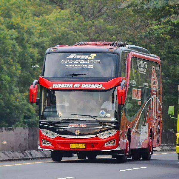 ilustrasi bus sanjaya (instagram.com/naufal_akbar_maulana)