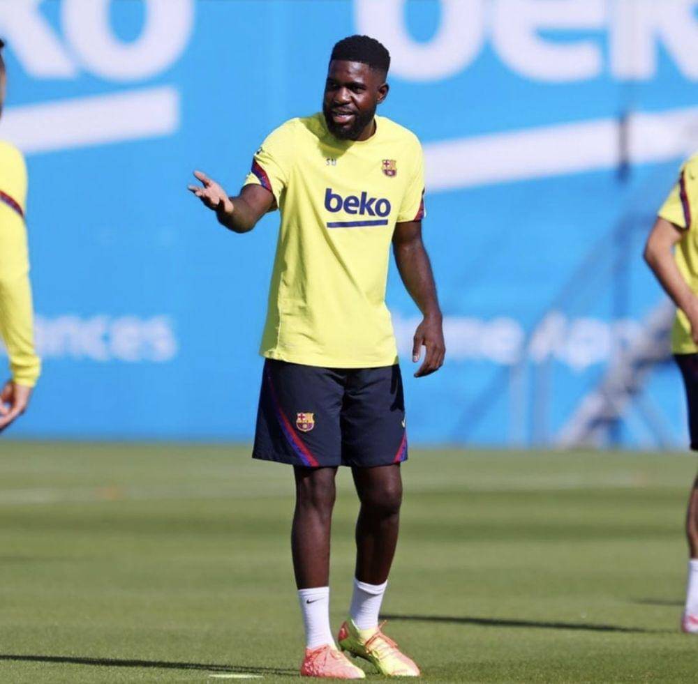 Samuel Umtiti bersama Barcelona (twitter.com/samumtiti)