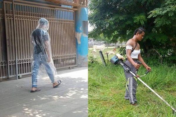 10 Potret Lucu Fashion Bapak-bapak Waktu Pergi Keluar, Nyentrik Abis