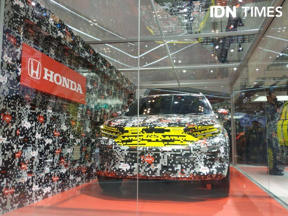 Mobil Compact SUV terbaru Honda dipamerkan di GIIAS 2022. (IDN Times/Dwi Agustiar)