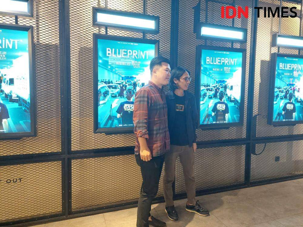 Produser, Sutradara, dan tim produksi film Mencuri Raden dalam Blue Print Making of Mencuri Raden Saleh pada Rabu (10/8//2022) (IDN Times/Erfah Nanda)