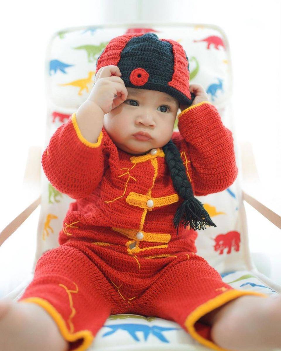 potret Rayyanza pakai cheongsam (instagram.com/raffinagita1717)