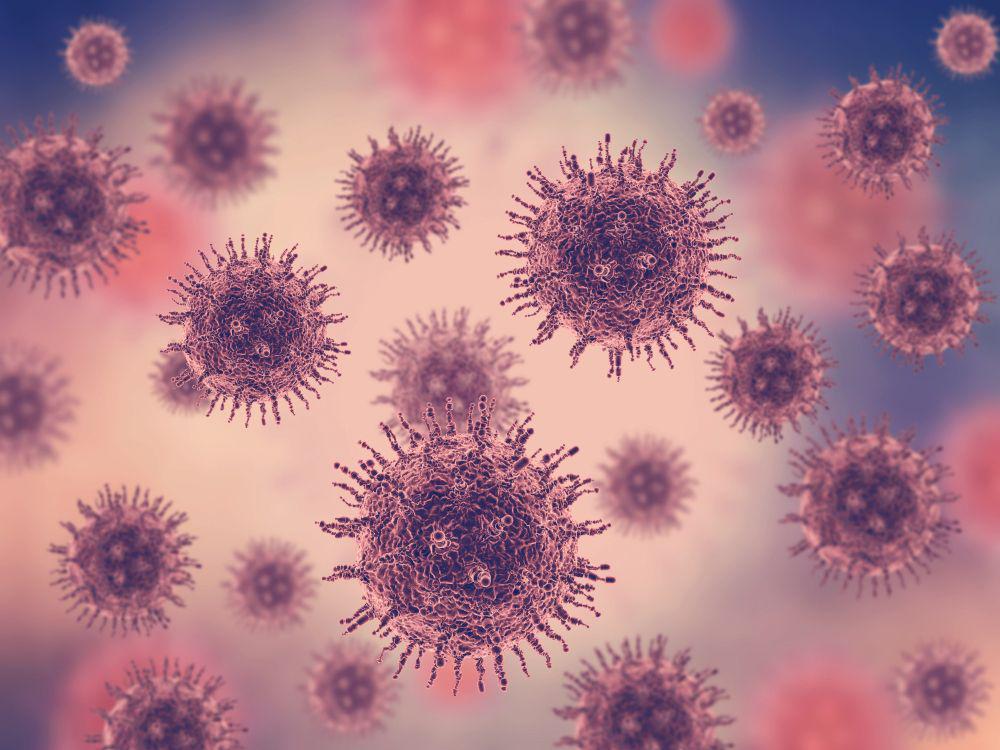 ilustrasi virus (freepik.com/kjpargeter)