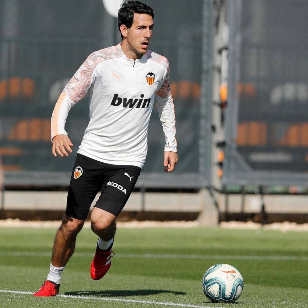 Dani Parejo dalam sesi latihan Valencia (instagram.com/dani_parejo10)