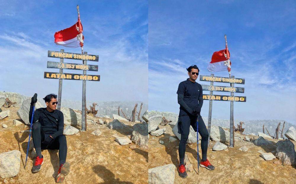 Merah-putih di puncak gunung Sindoro (instagram.com/ismuhulfadhil)