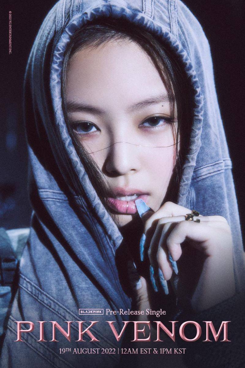 Jennie BLACKPINK di title poster "Pink Venom" (twitter.com/BLACKPINK)