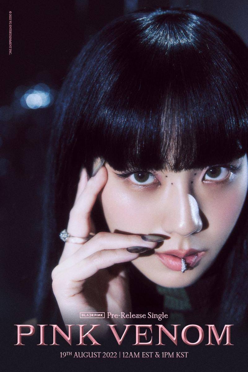 Jisoo BLACKPINK di title poster "Pink Venom" (twitter.com/BLACKPINK)