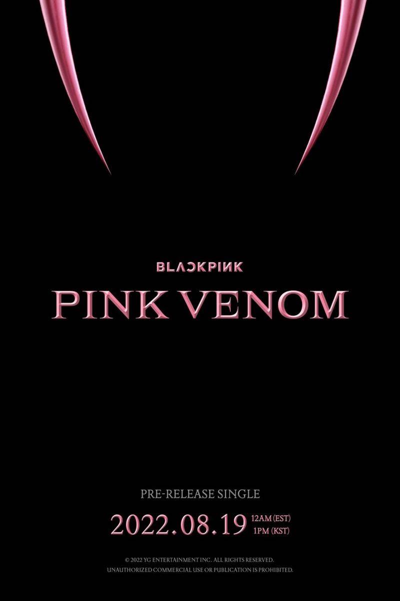poster "Pink Venom" (twitter.com/BLACKPINK)