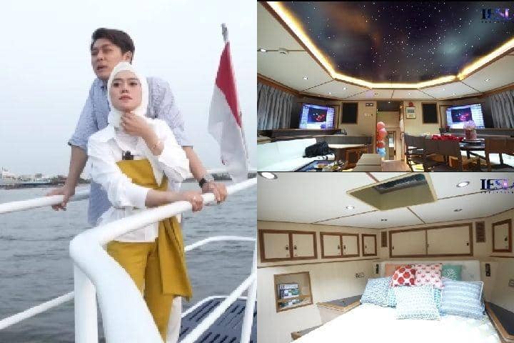 10 Potret Penampakan Kapal 38M Lesti Kejora, Kado dari Rizky Billar