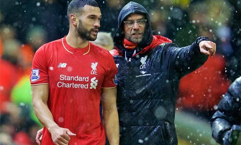 Steven Caulker dan Jurgen Klopp (liverpoolfc.com)