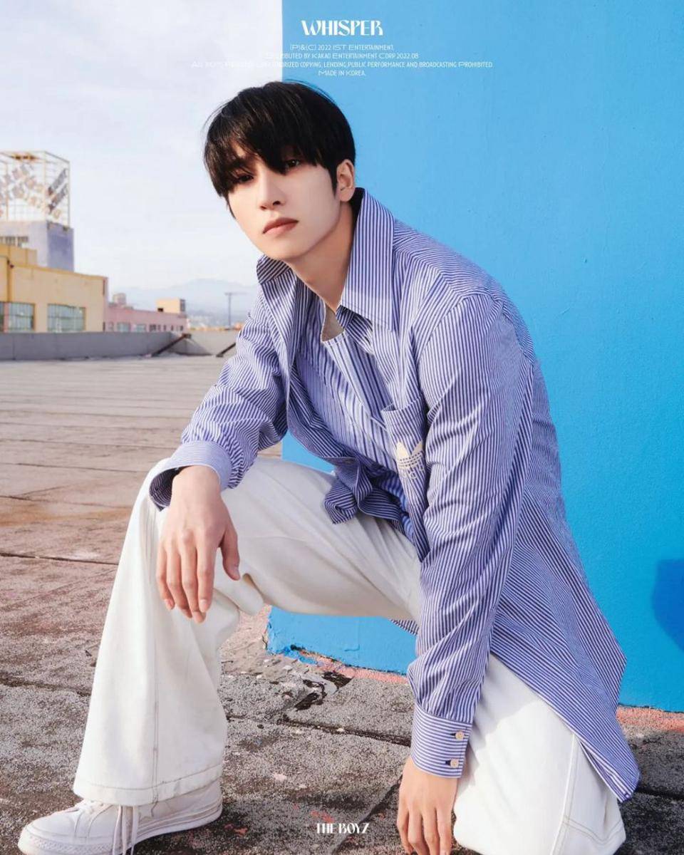 referensi outfit Sangyeon The Boyz (instagram.com/sangyeon_mango)