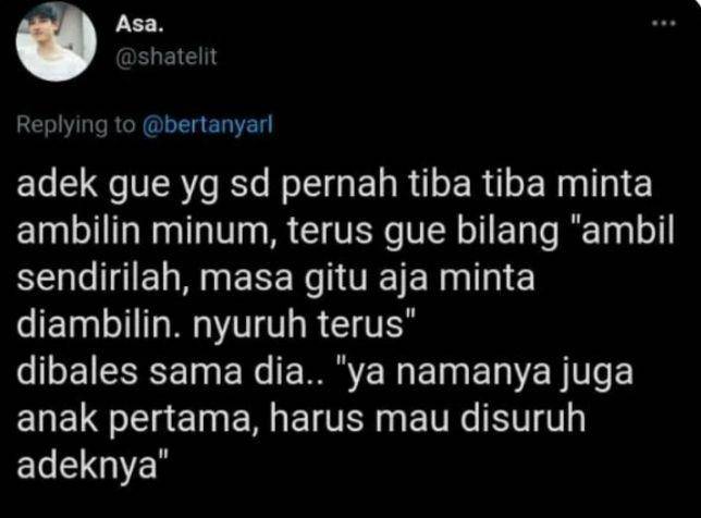 celotehan adik penuh kepolosan (twitter.com/asa)
