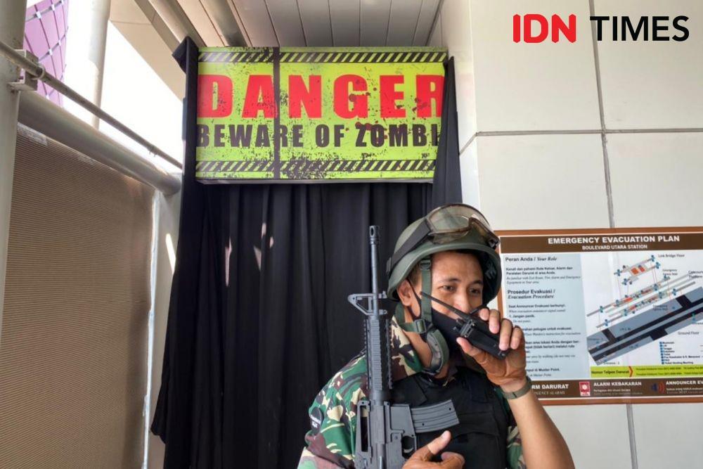 Bikin Wahana Zombie di Kereta, Operasional LRT Jakarta Gak Terganggu?