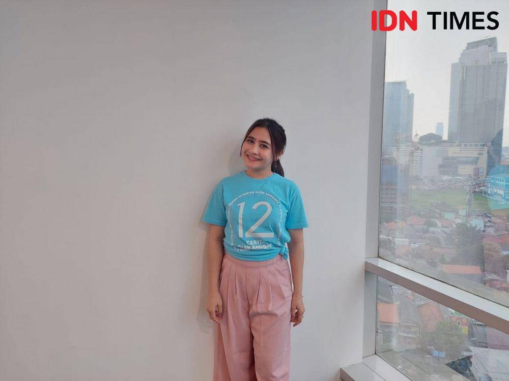 Prilly Latuconsina di kantor IDN Media, pada Kamis, (11/8/2022) (IDN Times)
