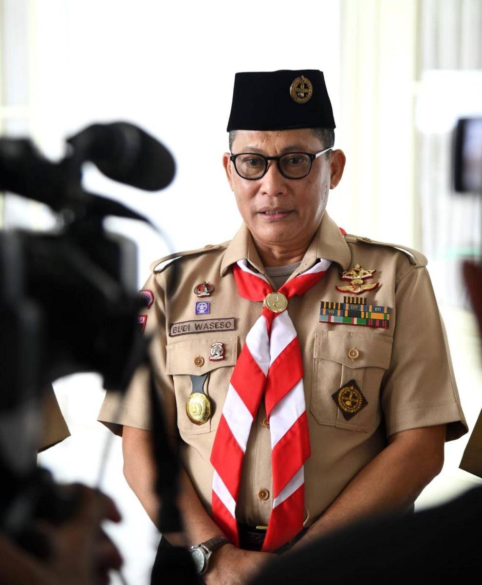 Ketua Kwarnas Gerakan Pramuka, Budi Waseso (dok. Sekretariat Presiden)