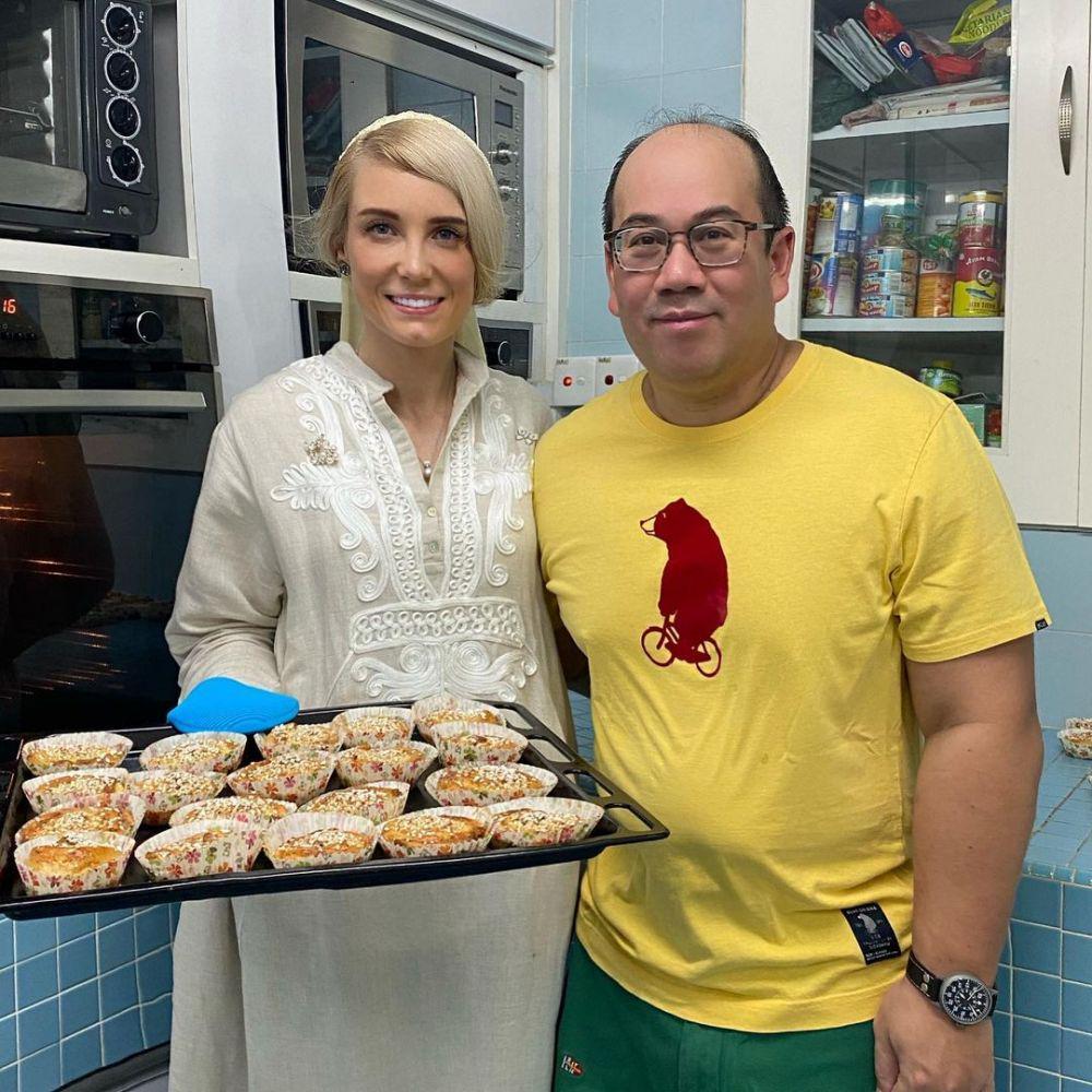 Che Puan Sofie Louise Johansson Petra, Tengku Mahkota Muhammad Fa-iz Petra (instagram.com/ljo_)