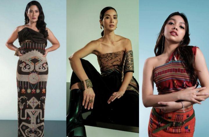 9 Selebriti Tanah Air dalam Balutan Kain Rancangan Oscar Lawalata
