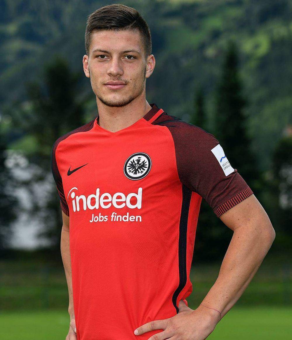 Luka Jovic saat dipinjamkan ke Eintracht Frankfurt pada 2017. (instagram.com/lukajovic)