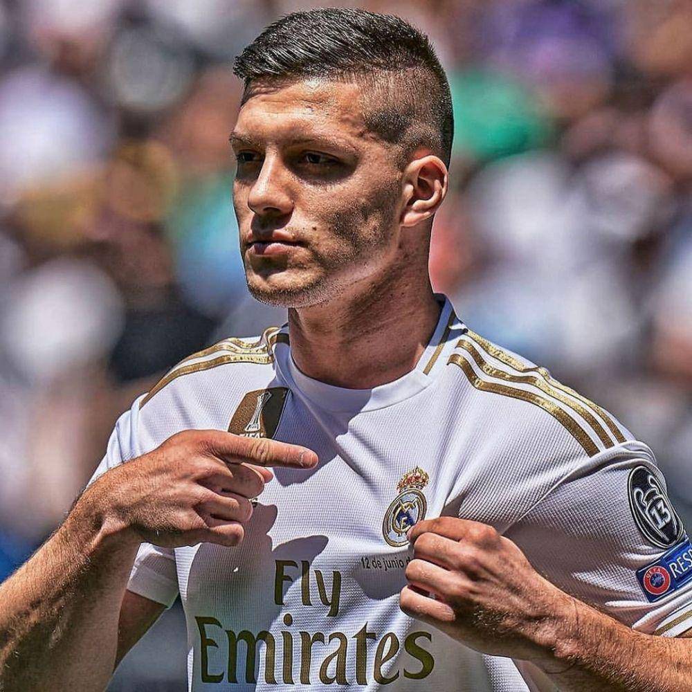 Luka Jovic saat membela Real Madrid. (instagram.com/lukajovic)