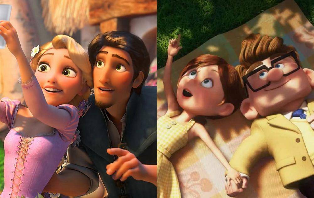 Rapunzel dan Eugene (dok. Walt Disney Animation Studios/Tangled) | Ellie dan Carl ((dok. Walt Disney Animation Studios/Up)