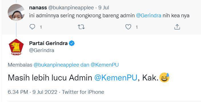 kutipan tweet lucu Kementerian PUPR (twitter.com/bukanpineapplee)
