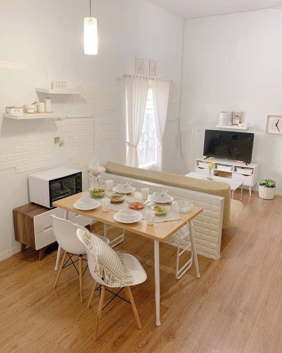 Rumah subsidi bergaya scandinavian (instagram.com/dilahomedecorlover)