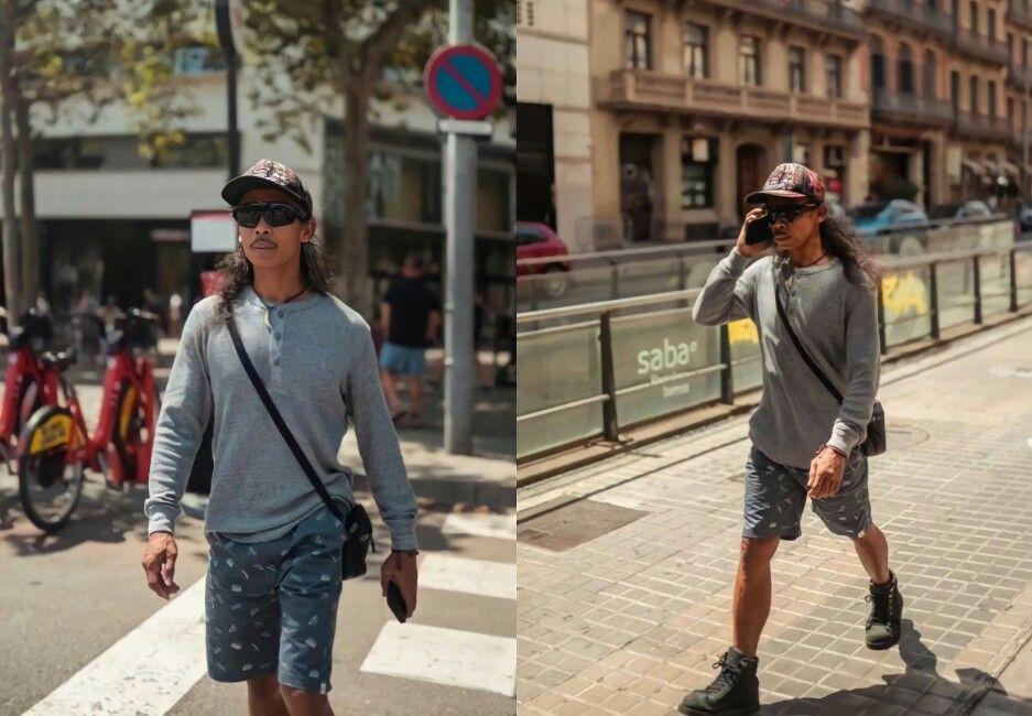Diduga Syuting Film Baru, 9 Potret Keseruan Yayan Ruhian di Barcelona