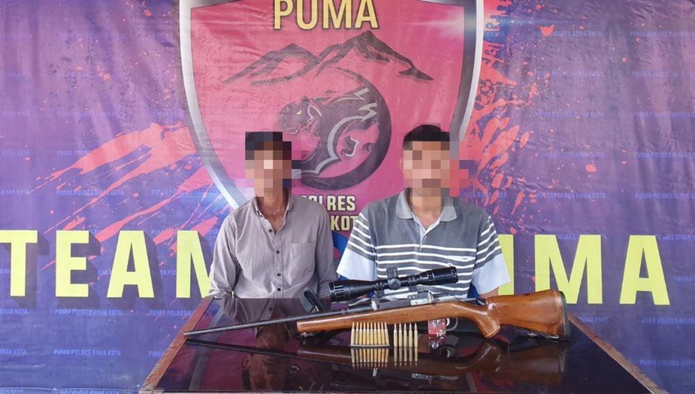 Ayah dan Anak di Bima Dibekuk Polisi karena Miliki Senjata Api Rakitan