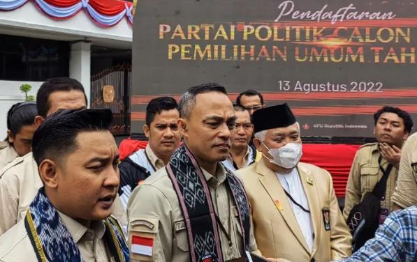 Bawa Truk, Partai Pelita Daftar Peserta Pemilu 2024 ke KPU