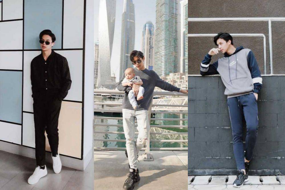 kolase OOTD sneakers ala Rey Mbayang (instagram.com/rey_mbayang)