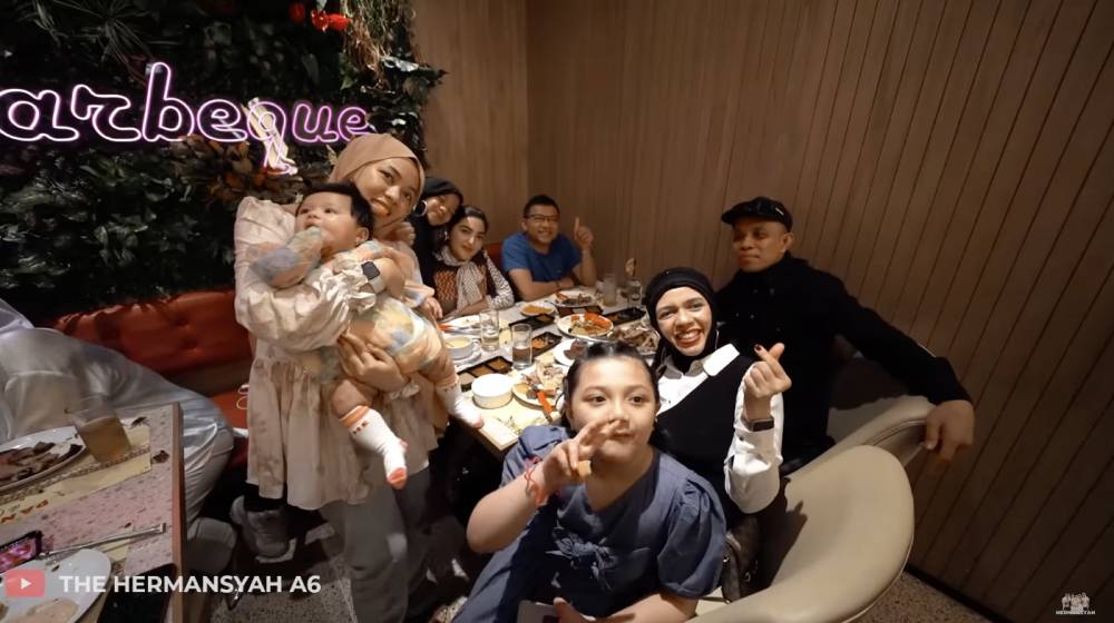 momen Gen Halilintar dan The Hermansyah makan bareng (YouTube.com/The Hermansyah A6)