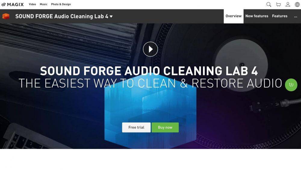 SOUND FORGE Audio Cleaning Lab (magix.com)