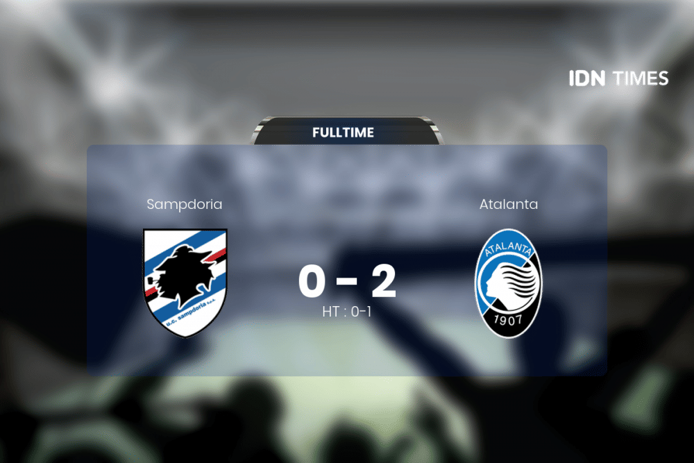 Atalanta Permalukan Sampdoria di Kandangnya