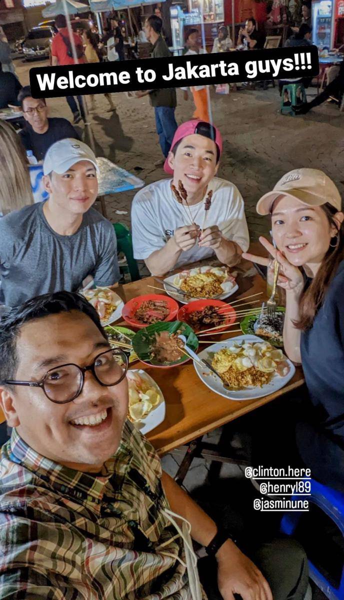 Henry Lau di Jakarta (instagram.com/imanusman)
