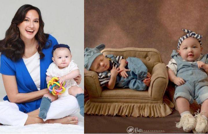 9 Potret Baby Djiwa, Wajah Bulenya Mirip Nadine Chandrawinata