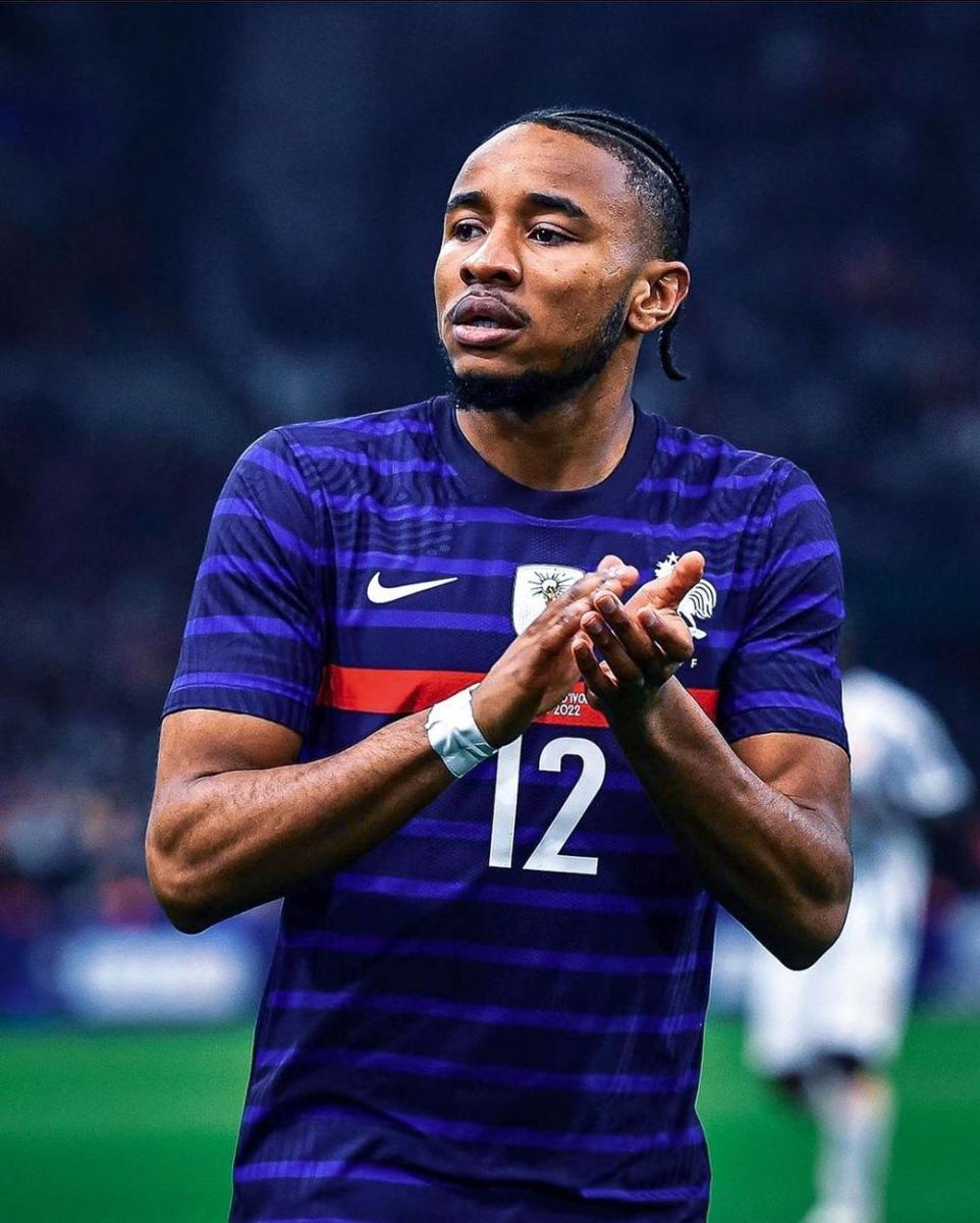 Christopher Nkunku saat bermain untuk Timnas Prancis. (instagram.com/c_nkunku)