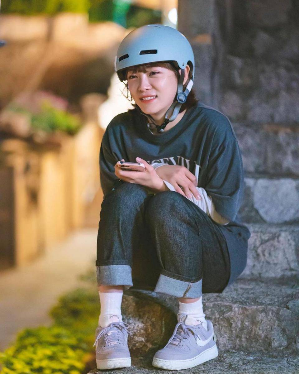 Kim Se Jeong di balik layar drama Today's Webtoon (instagram.com/clean_0828)