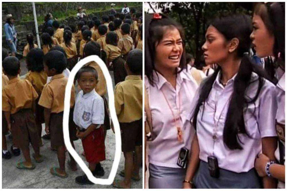 momen sekolah anak jadul (instagram.com/anak90anpastitau)