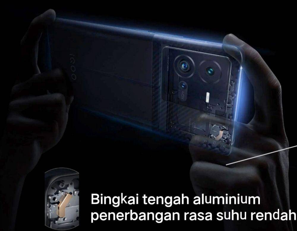 ilustrasi sistem pendingin IQOO 10 Pro (vivo.com.cn)