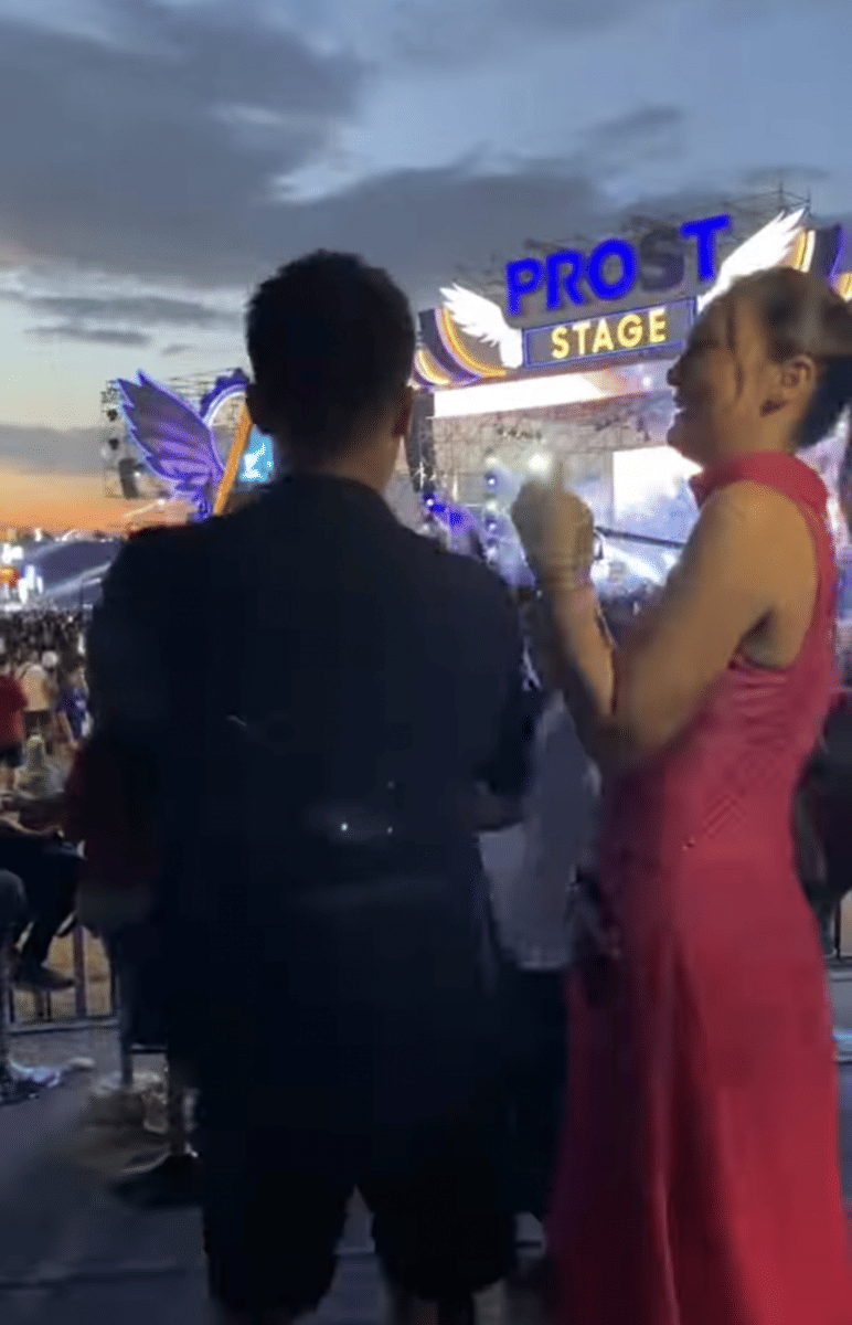 momen Luna salah tingkah nonton Ariel NOAH (instagram.com/boywilliam17)