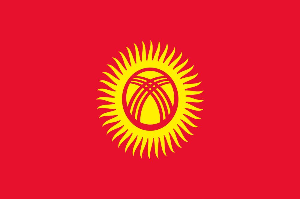 bendera kirgizstan (pixabay.com/OpenClipart-Vectors)
