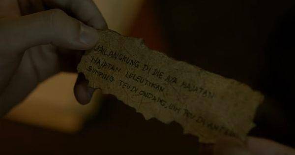 Mantera permainan jelangkung yang ditemukan ( Dok. Screenplay Films / Jailangkung 3 )