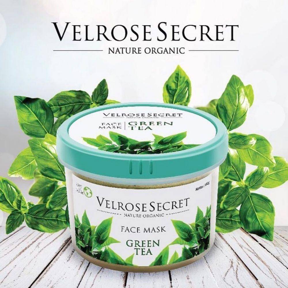Velrose Secret Face Mask Green Tea (instagram.com/velrosesecret)