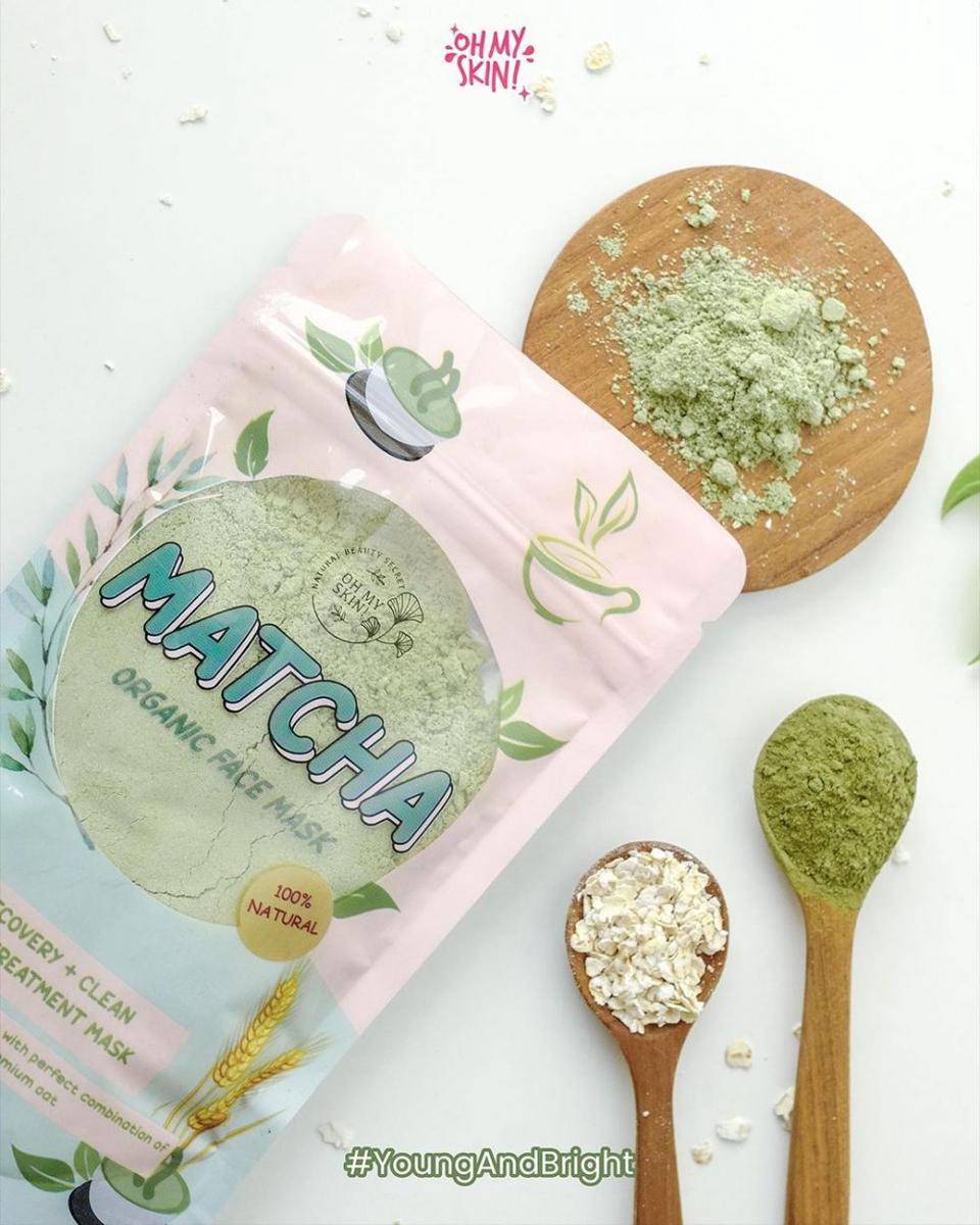 Oh My Skin! Matcha Organik Face Mask (instagram.com/ohmyskin.official)
