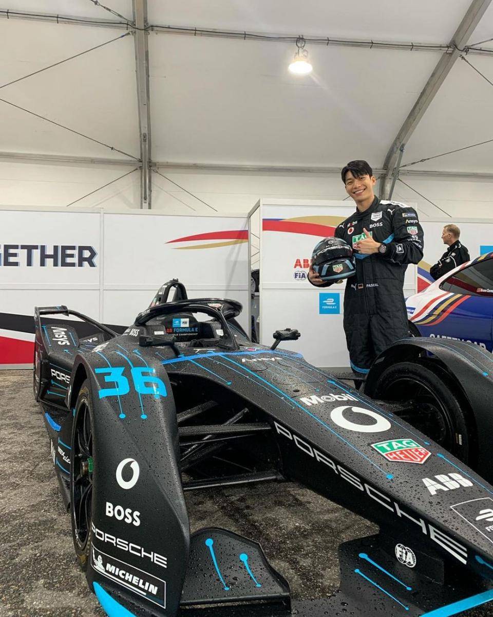 potret Wi Ha Joon di Formula E Seoul, Korea Selatan. (instagram.com/wi__wi__wi)