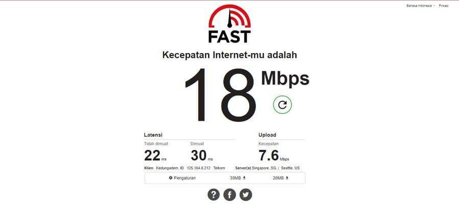 ilustrasi hasil Fast.com (IDN Times/Laili Zain)