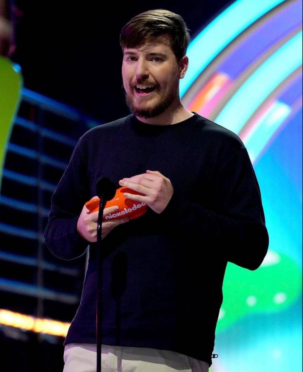 MrBeast menang Kids Choice Awards. (instagram.com/mrbeast)