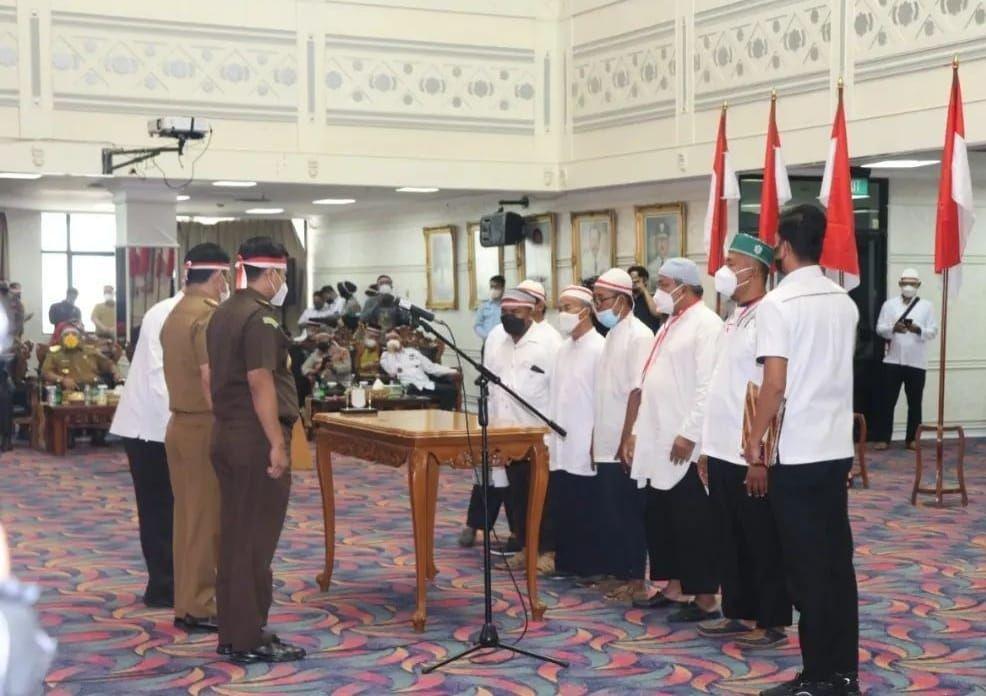 51 Mantan Khilafatul Muslimin di Lampung Kembali Ikrar Setia NKRI