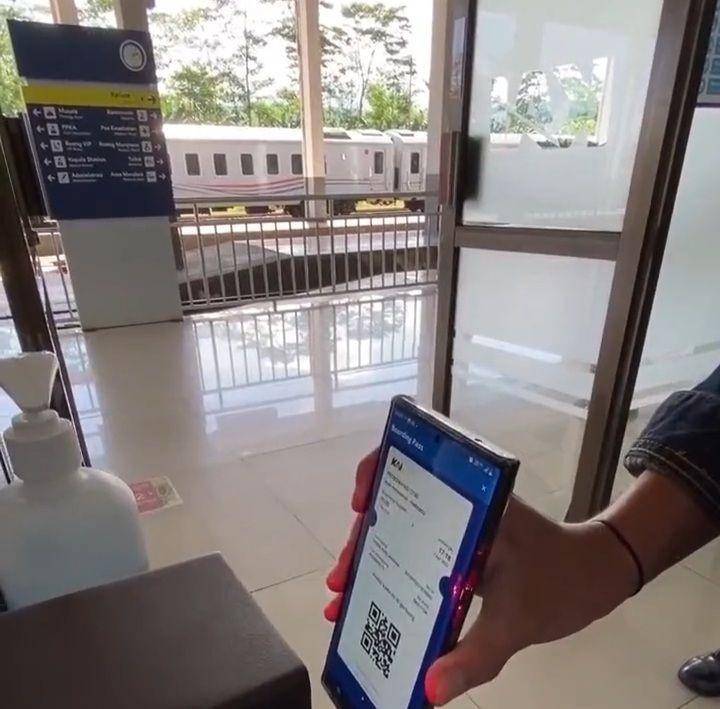 Tiket e-boarding (twitter.com/KAI121)